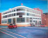 painting of the old CBC building in Halifax on South Park Street