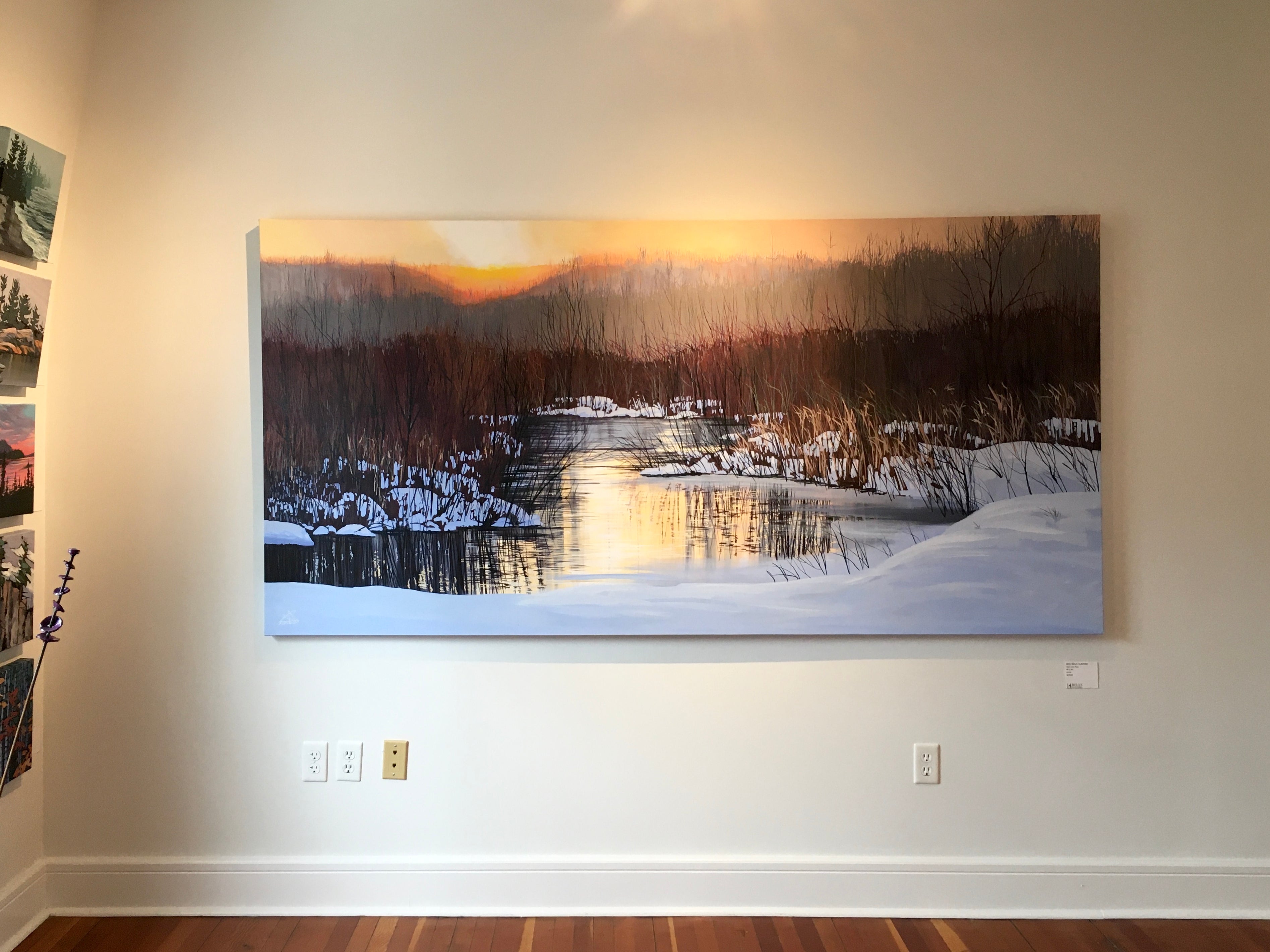 Dog Walk Sun Rise 14 Bells Fine Art Gallery